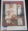 Enos Slaughter 16x20 Autographed Pelusso (St Louis Cardinals)